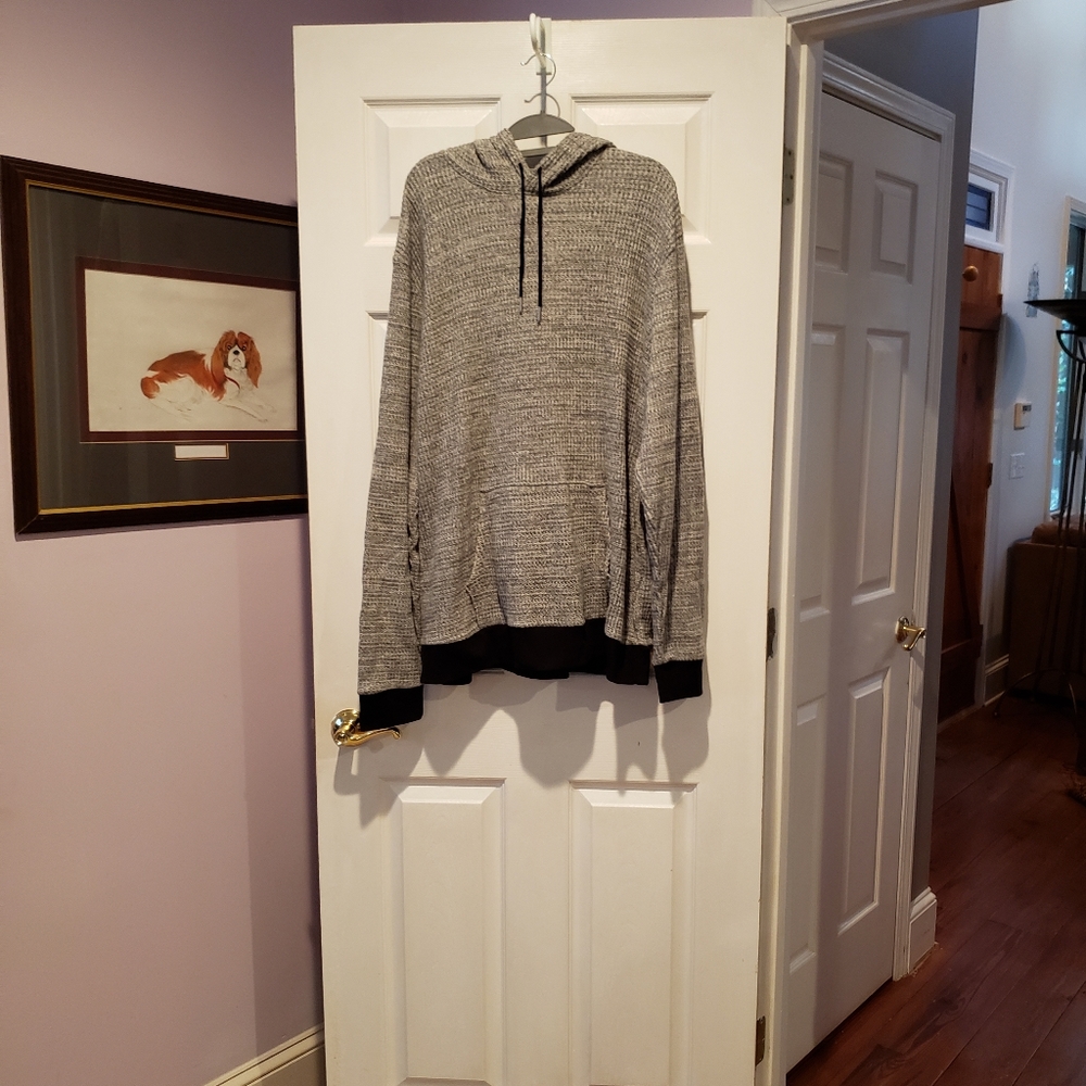 New Old Navy Hoodie Light, dark gray, white and black